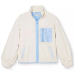 NWOT Sandy Liang x Target gingham pocket sherpa jacket